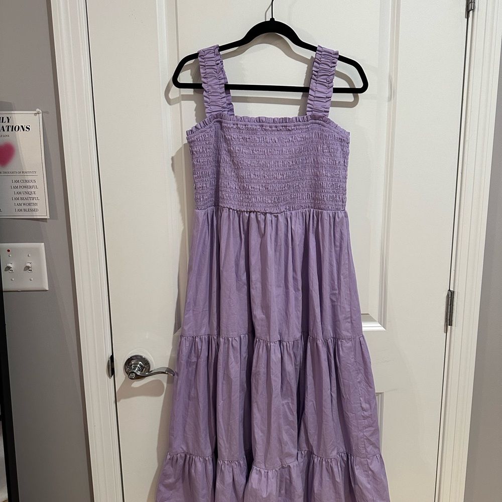 Abercrombie & Fitch Lavender Maxi Dress